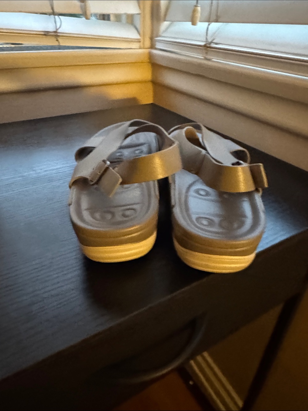 Women’s Crisscross Slingback Sandals - Light Taupe - Picture 3 of 5